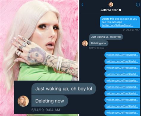 jeffree star leaked|Jeffree Star: Leaked Messages Show Fan Helped Him Delete。